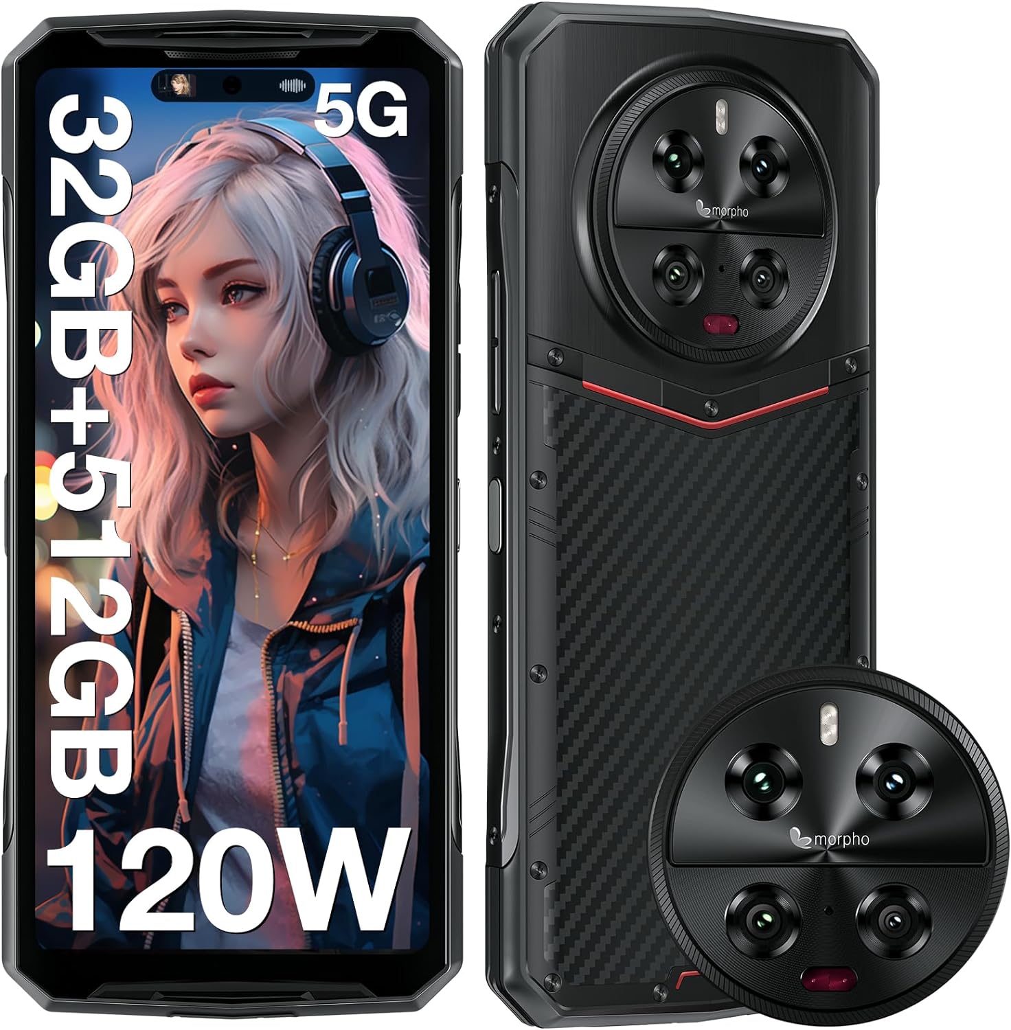 Foto 2 pulgar | Teléfono Móvil Doogee Dk10 5g 32gb Ram 512gb Rom 6.67'' Fhd+ - Venta Internacional.