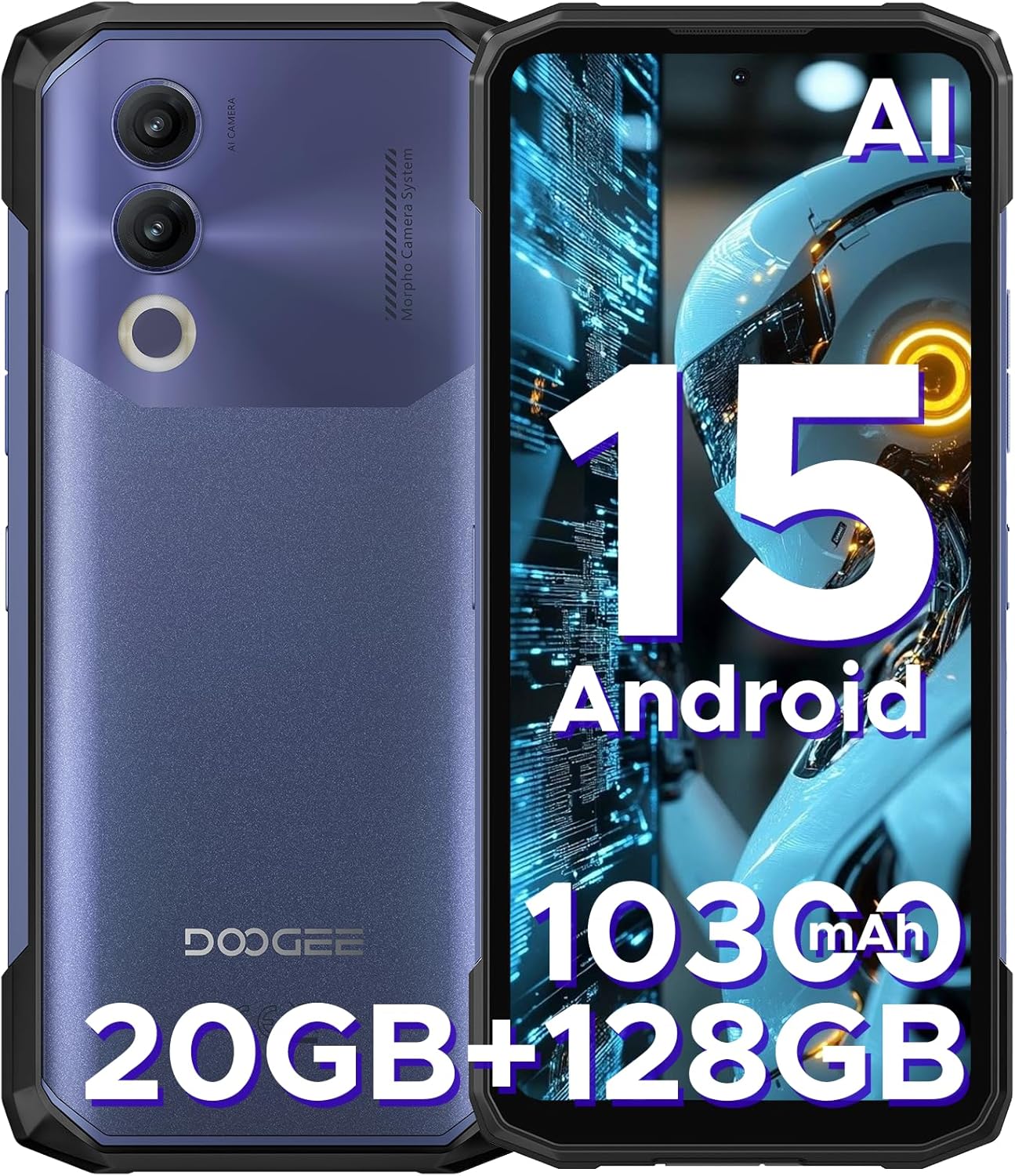 Foto 1 | Smartphone Doogee Blade20 20 Gb De Ram 128 Gb De Rom 10.300 Mah - Venta Internacional.