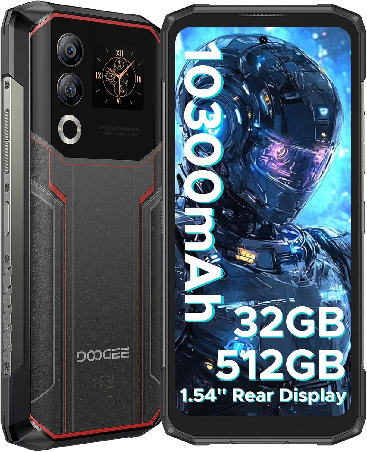 Foto 2 pulgar | Smartphone Doogee Blade 20 Ultra De 32 Gb+512 Gb, 10.300 Mah, 50 Mp - Venta Internacional.