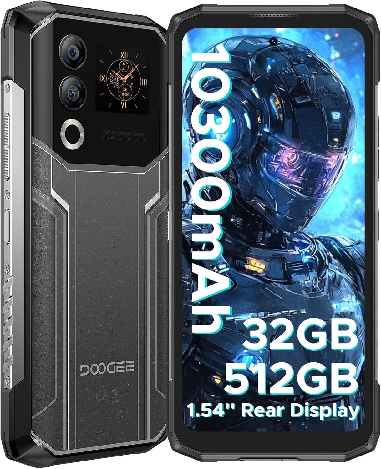 Foto 2 pulgar | Smartphone Doogee Blade 20 Ultra De 32 Gb+512 Gb, 10.300 Mah, 50 Mp - Venta Internacional.