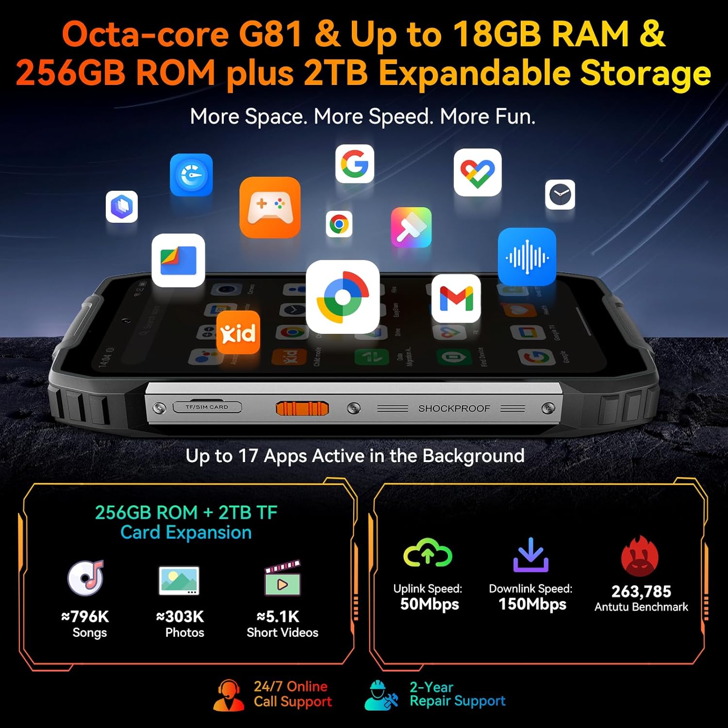 Foto 7 pulgar | Smartphone Blackview Oscal Pilot 1 Robusto de 18 Gb+256 Gb Nfc