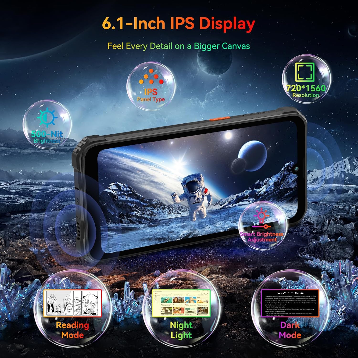 Foto 6 pulgar | Smartphone Blackview Bv5300 Plus Robusto de 24 Gb+128 Gb Nfc 6.1