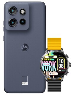 Foto 2 | Celular Motorola Desbloqueado Moto Edge Neo 5g 256gb 12gb + Kieslect Smarwatch Kr2