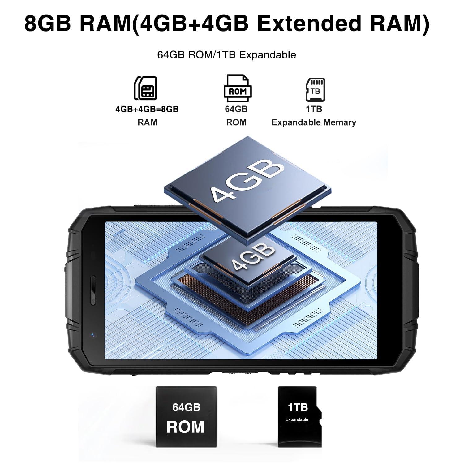 Foto 5 | Teléfono Robusto Doogee S41t Desbloqueado 2025 Android 14 8gb+64gb Naranja - Venta Internacional.