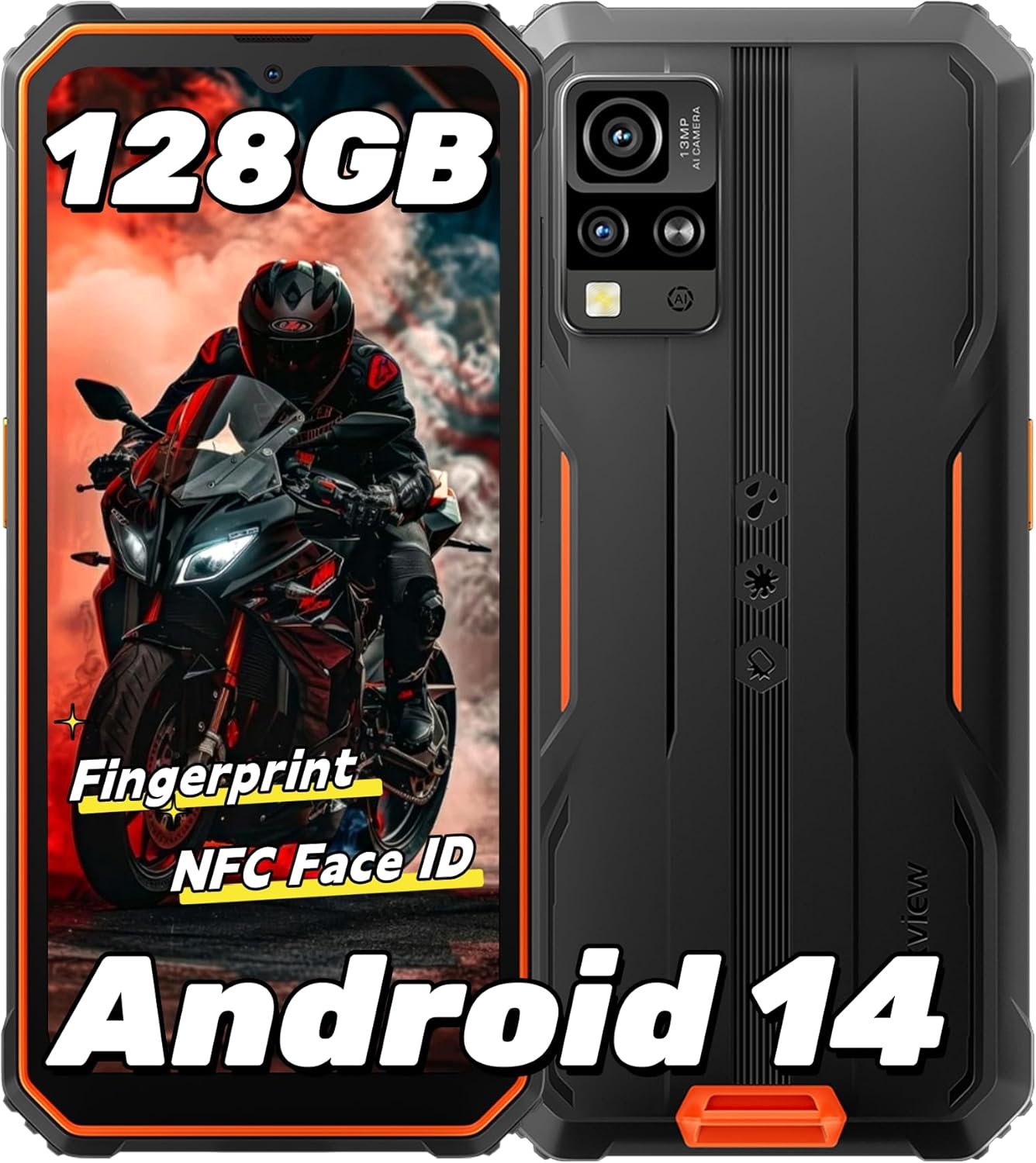 Foto 2 pulgar | Smartphone Blackview Bv4800 Pro, 12 Gb De Ram, 128 Gb De Rom, Cámara De 16 Mp - Venta Internacional.