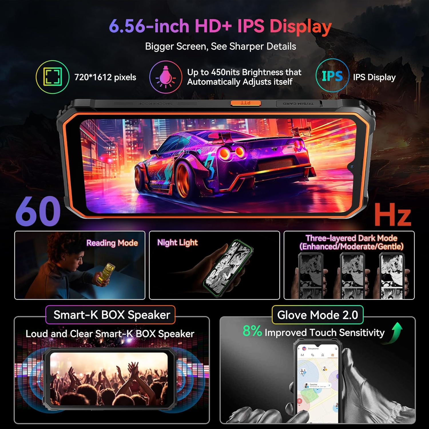 Foto 4 pulgar | Smartphone Blackview Bv4800 Pro, 12 Gb De Ram, 128 Gb De Rom, Cámara De 16 Mp - Venta Internacional.