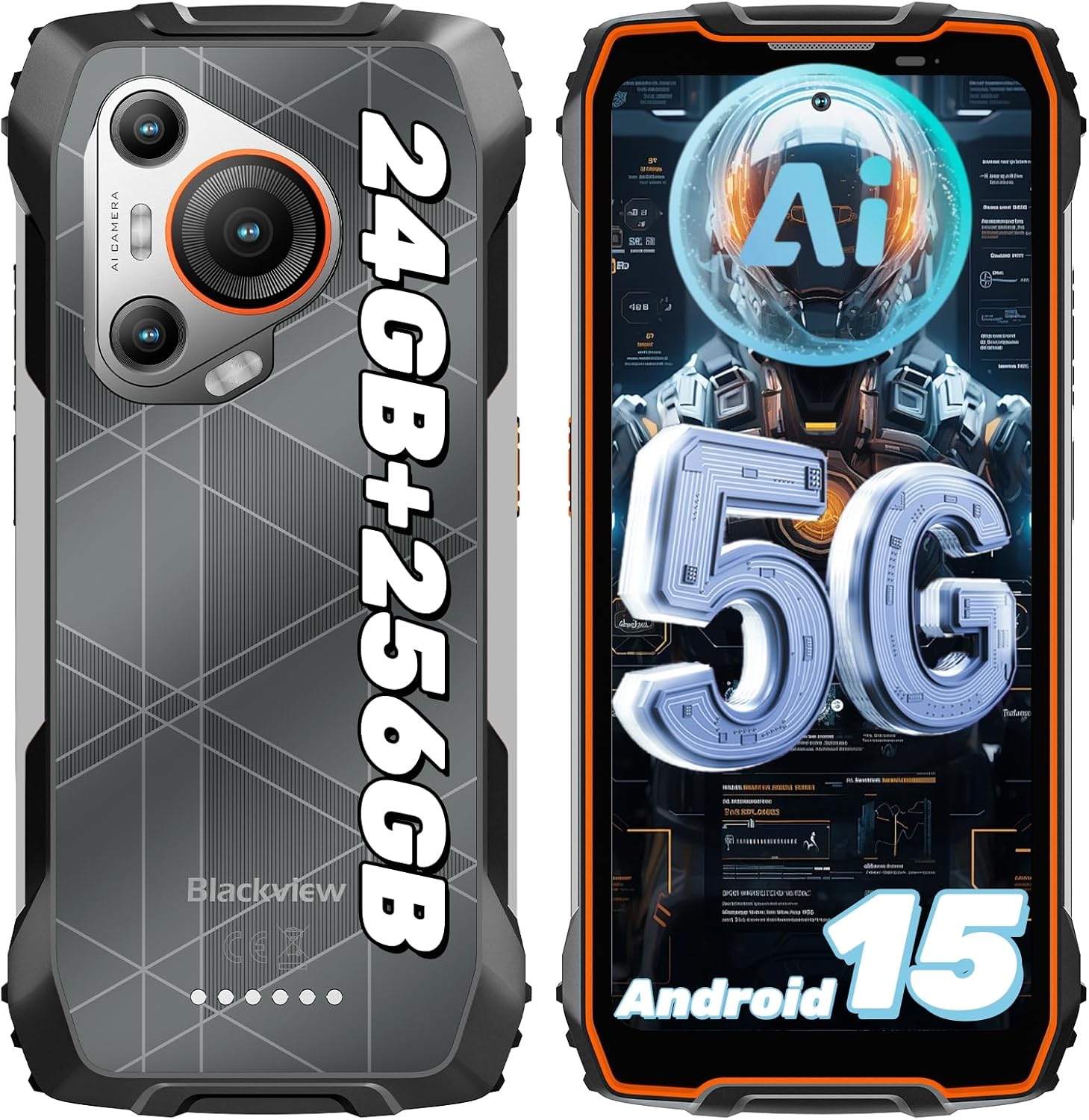 Foto 2 pulgar | Smartphone Blackview Bl7000 5g 24 Gb+256 Gb/2 Tb 6,78 Pulgadas Android 15 - Venta Internacional.