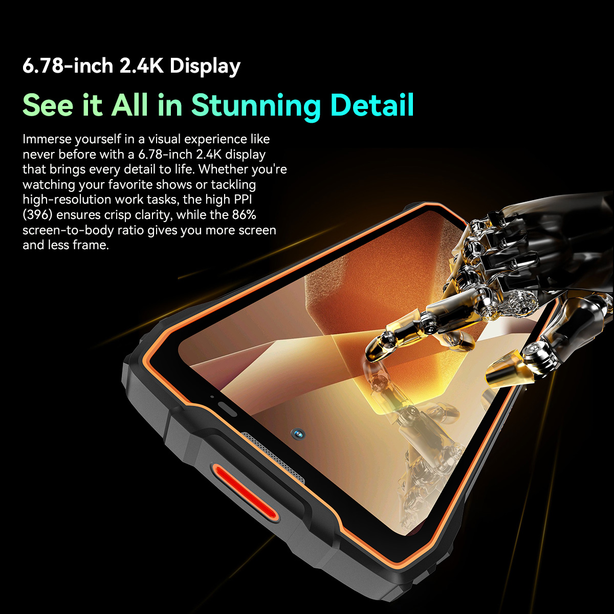 Foto 5 pulgar | Smartphone Blackview Bl7000 5g 24 Gb+256 Gb/2 Tb 6,78 Pulgadas Android 15 - Venta Internacional.