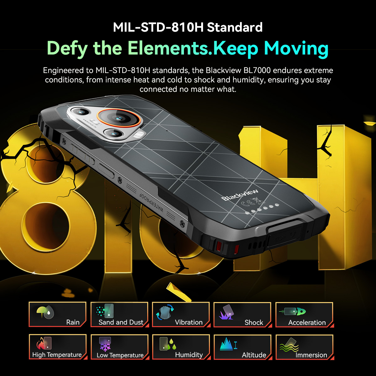 Foto 6 pulgar | Smartphone Blackview Bl7000 5g 24 Gb+256 Gb/2 Tb 6,78 Pulgadas Android 15 - Venta Internacional.