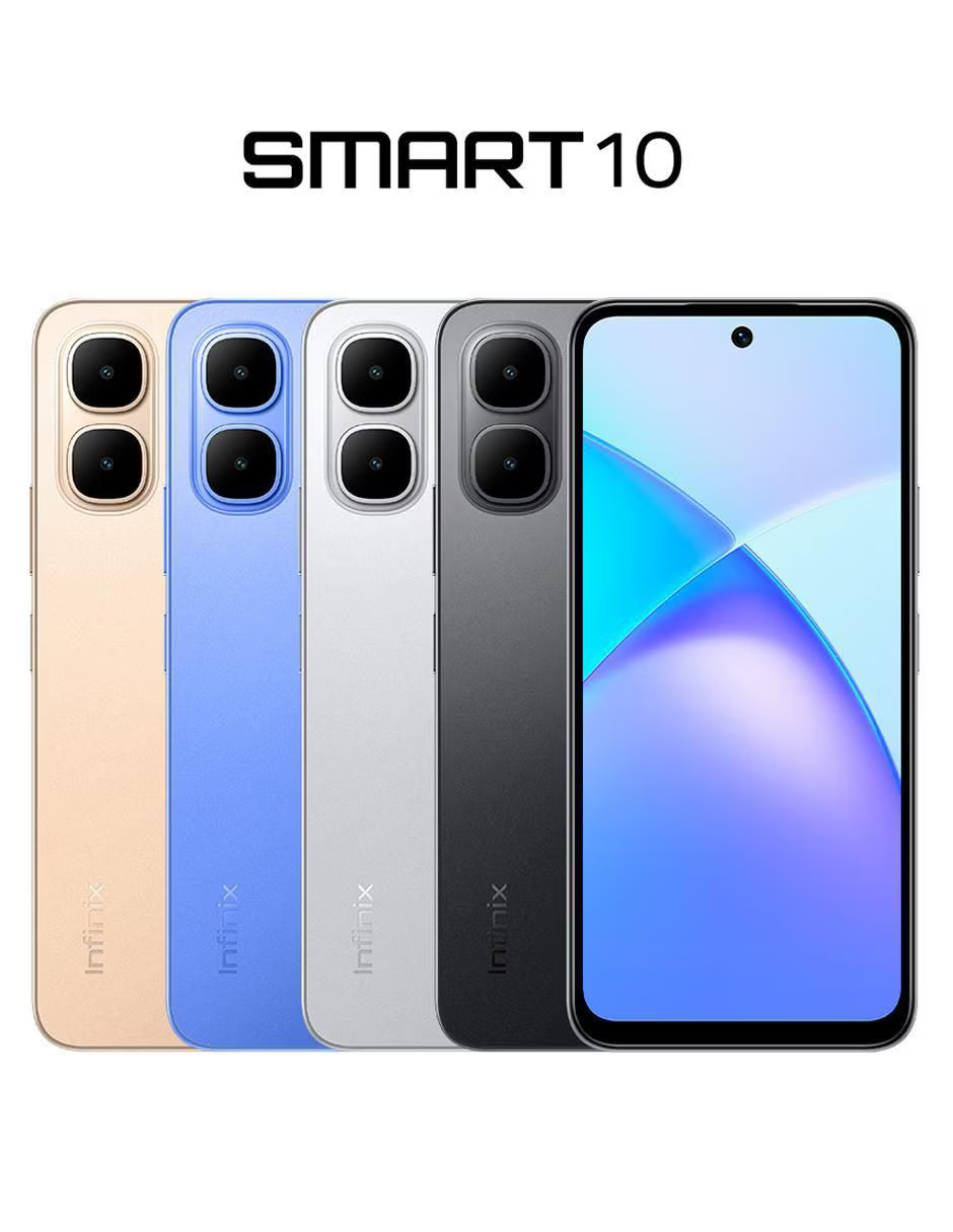 Foto 4 | Infinix Smart 10 128gb 4gb Ram Iris Blue Desbloqueado