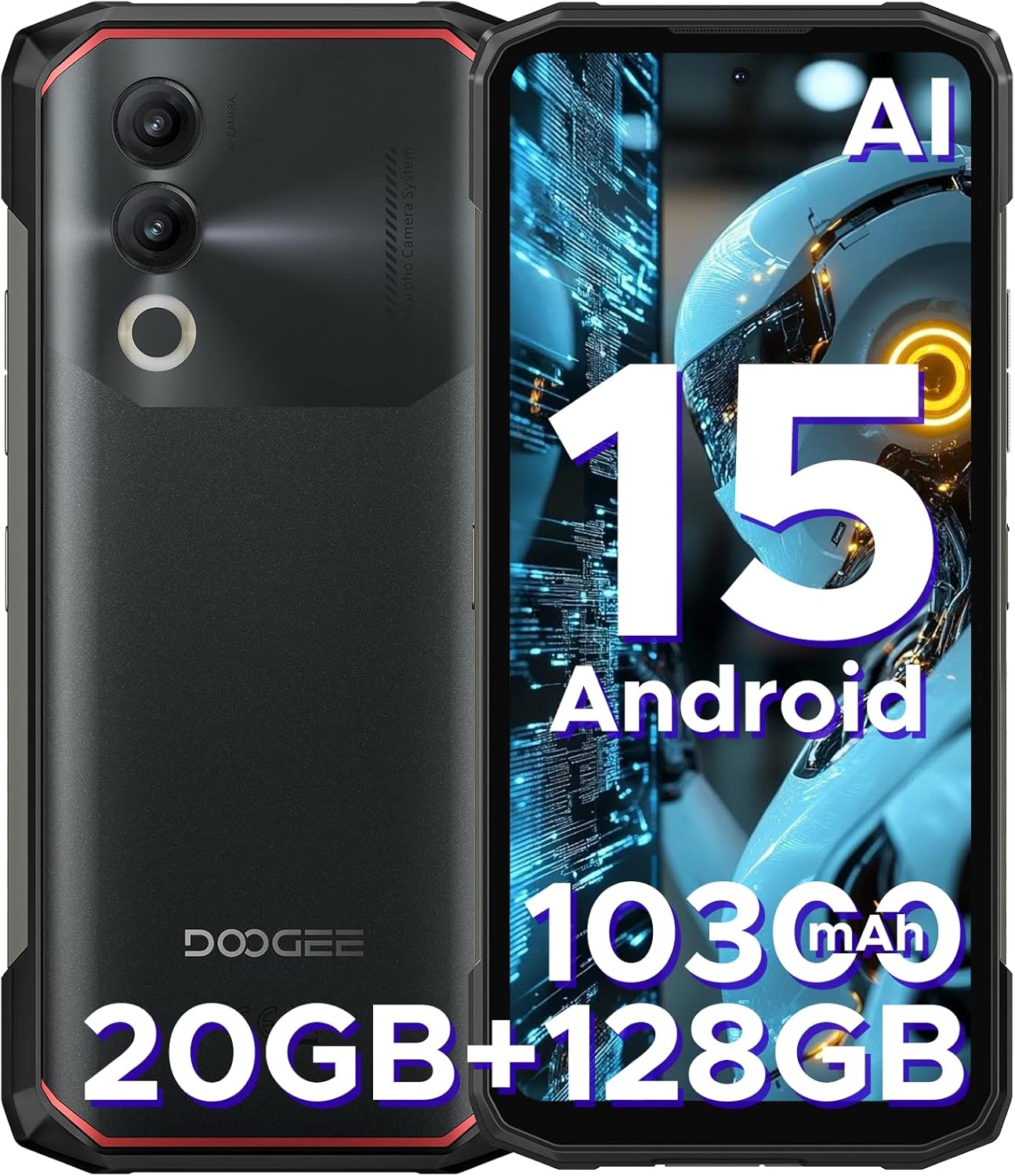 Foto 2 pulgar | Smartphone Doogee Blade20 20 Gb De Ram 128 Gb De Rom 10.300 Mah - Venta Internacional.
