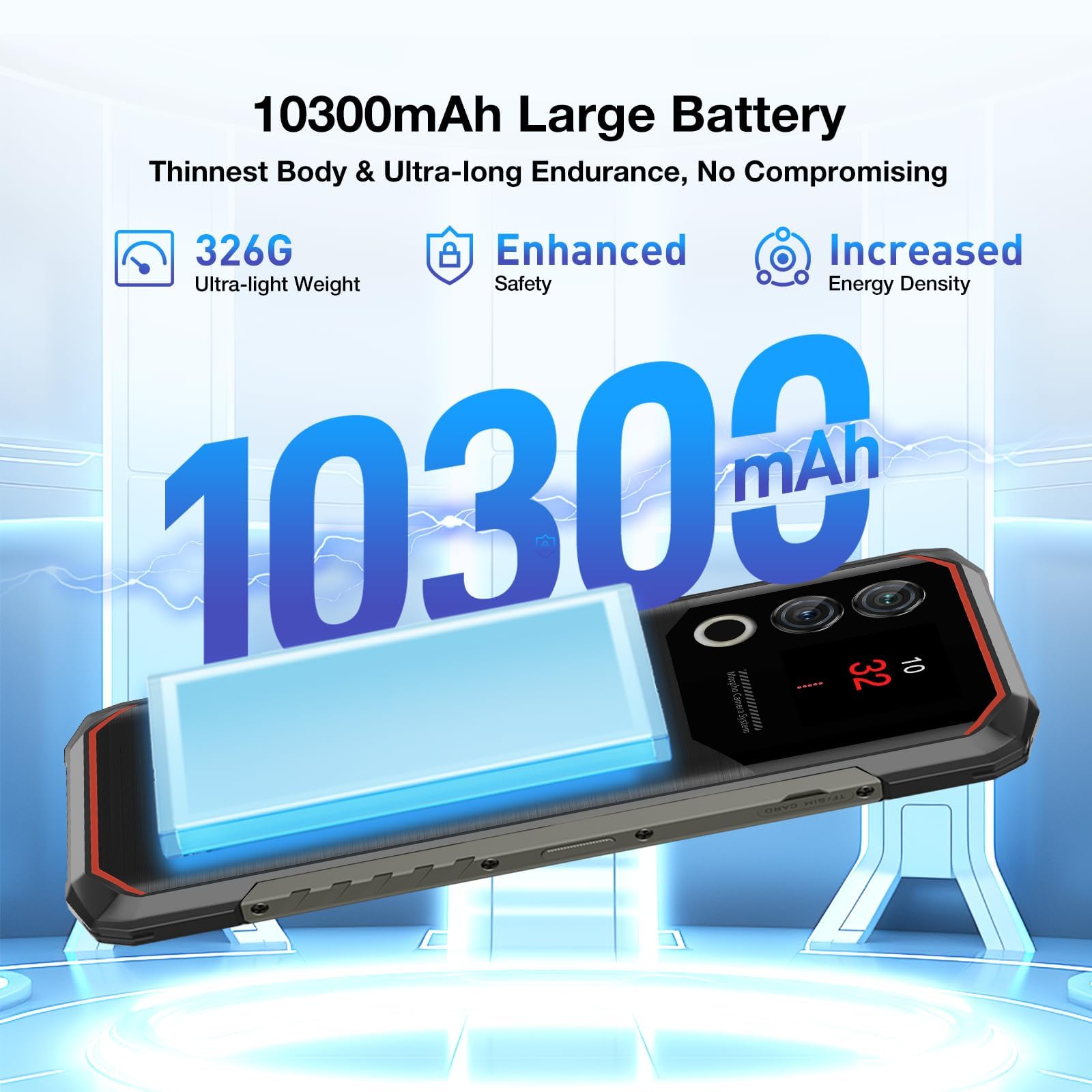 Foto 6 pulgar | Smartphone Robusto Doogee Blade 10 Max 256 Gb+32 Gb Android 15 - Venta Internacional.