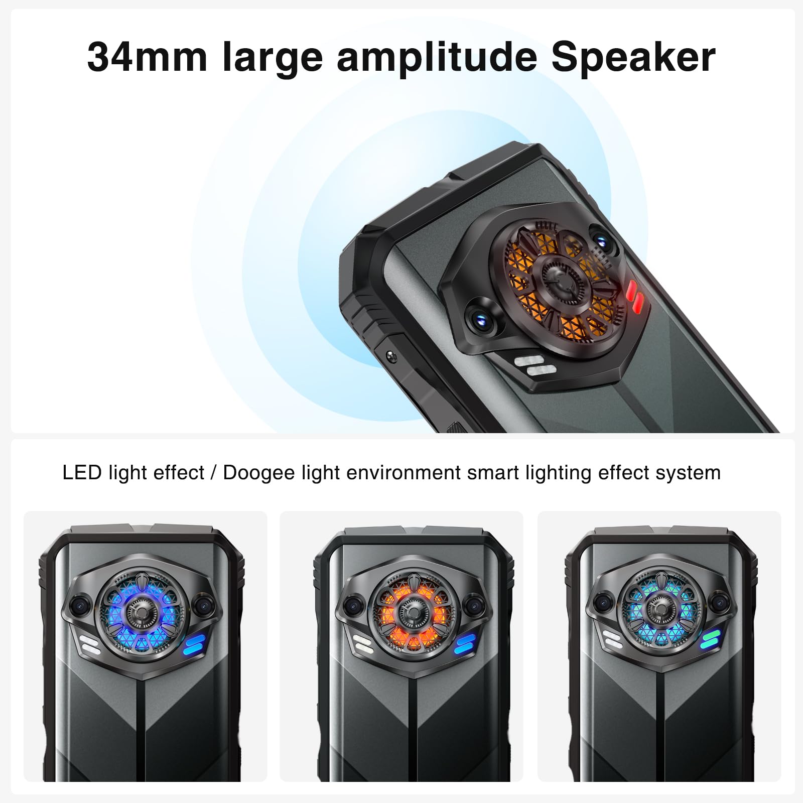 Foto 4 pulgar | Smartphone Doogee S Punk Rugged Desbloqueado 16gb+256gb Android 14 - Venta Internacional.