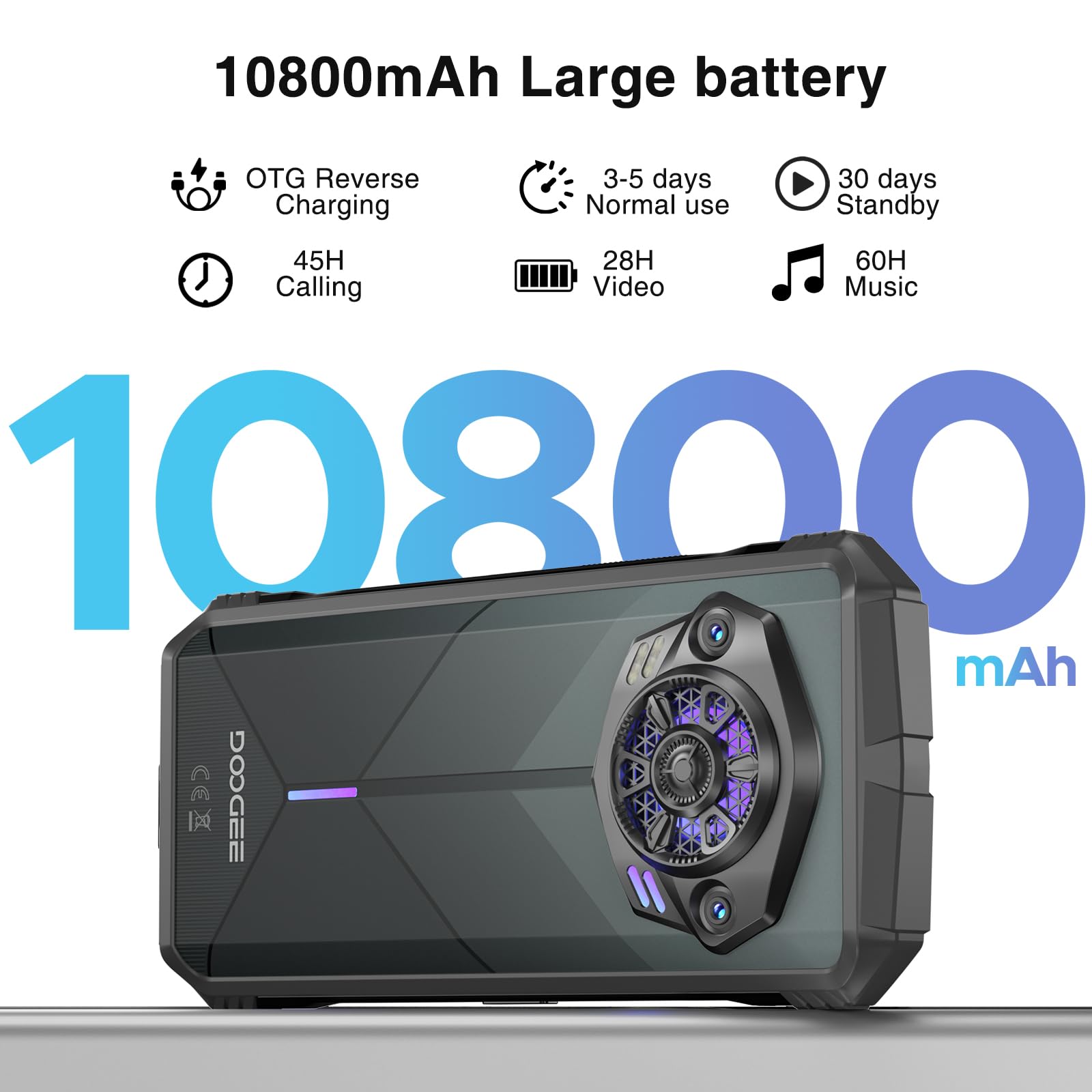 Foto 5 pulgar | Smartphone Doogee S Punk Rugged Desbloqueado 16gb+256gb Android 14 - Venta Internacional.