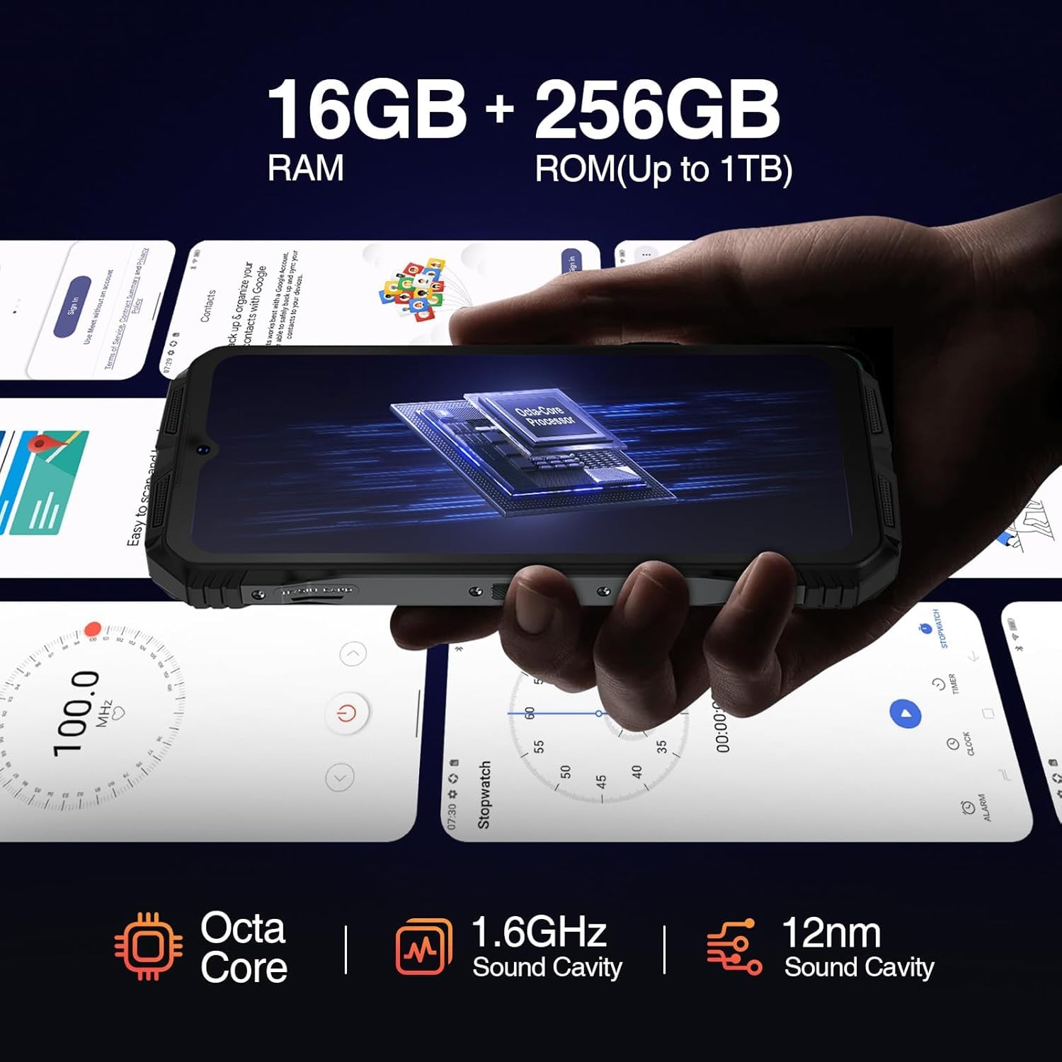 Foto 5 | Smartphone Doogee S Punk Rugged Desbloqueado 16gb+256gb Android 14 - Venta Internacional.