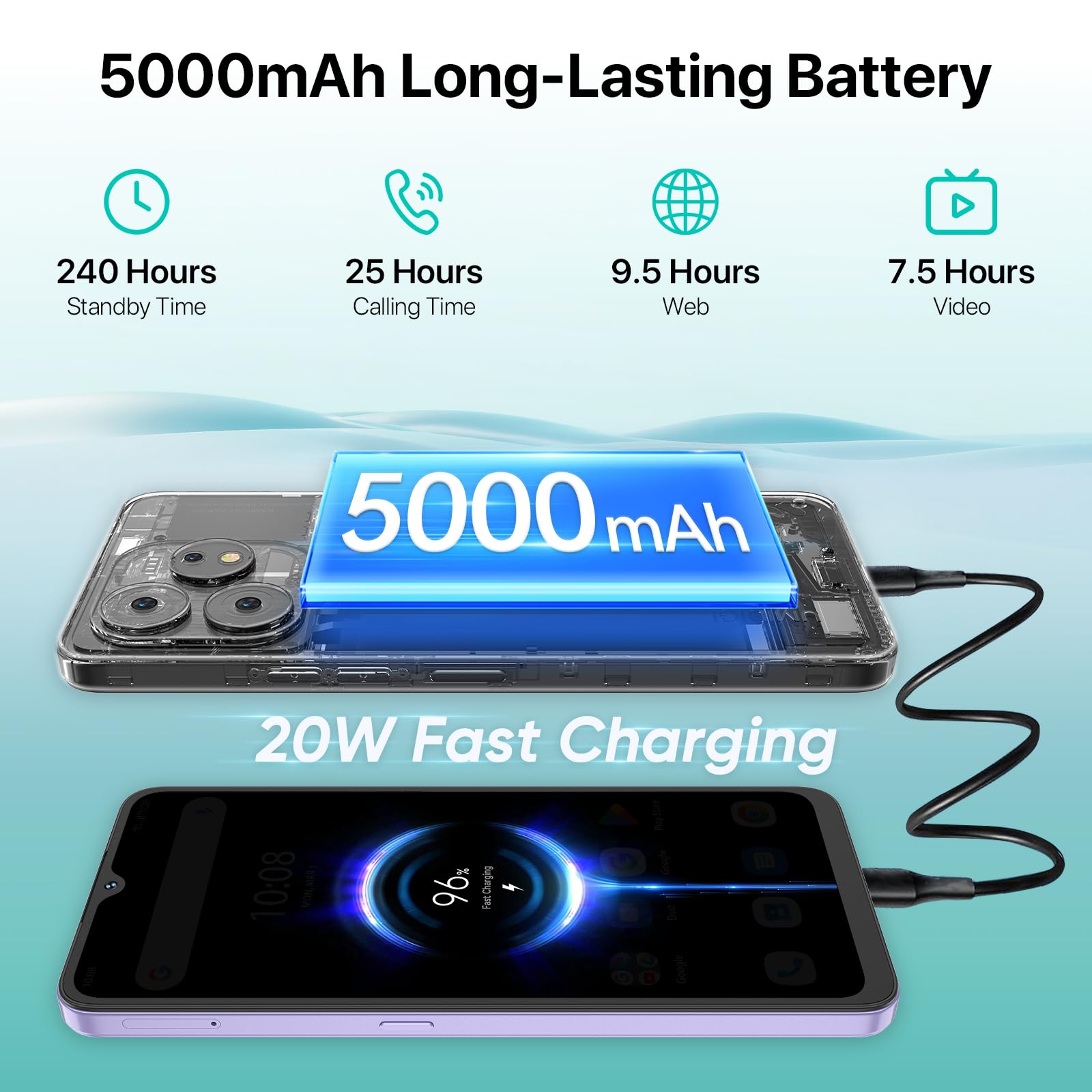 Foto 5 pulgar | Teléfono Celular Umidigi A15 16gb+256gb Android 13 6.7'' 64mp Cam - Venta Internacional.
