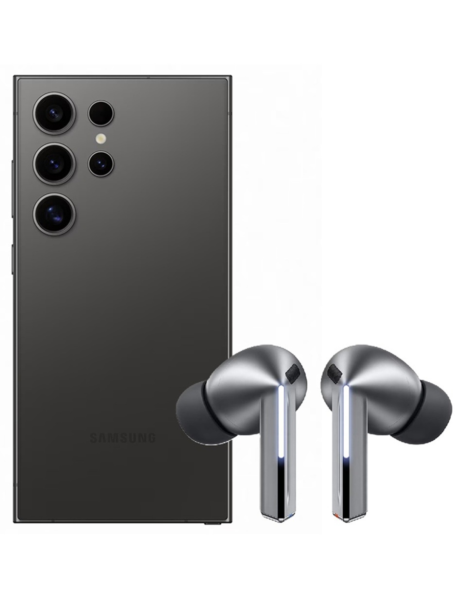 Foto 3 pulgar | Celular Samsung Galaxy S24 Ultra 5g 512gb 12gb Ram Negro + Galaxy Buds 3 Pro Silver