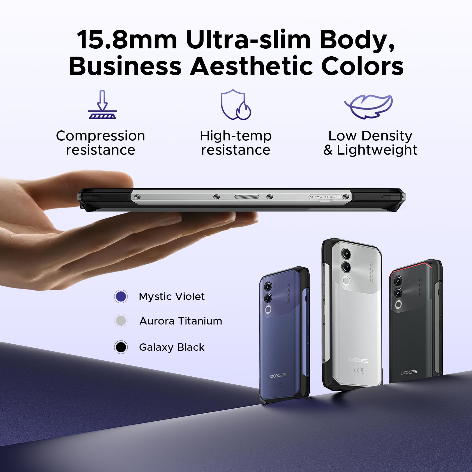 Foto 5 pulgar | Smartphone Robusto Doogee Blade 20 Android 15 20gb+128gb - Venta Internacional.