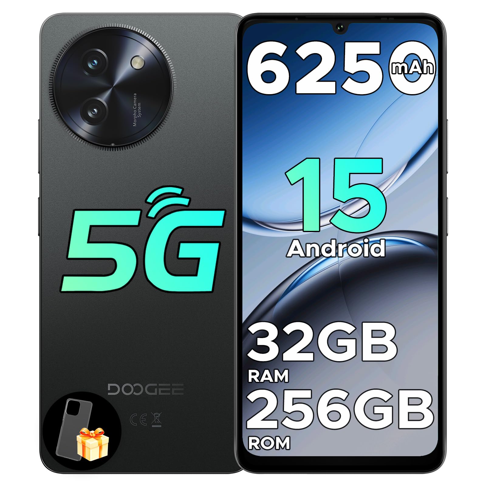 Foto 2 pulgar | Teléfono Móvil Doogee Note 59 Pro 5g 15 32gb+256gb/tf 2tb Android - Venta Internacional.