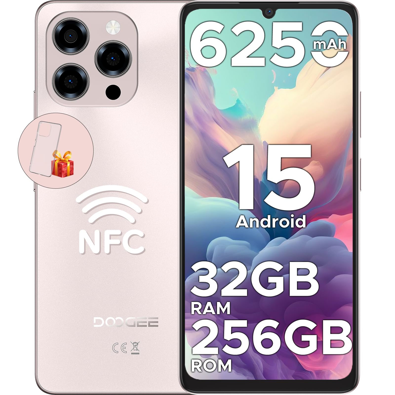 Foto 2 pulgar | Smartphone Doogee Note 58 Pro 6.75 Pulgadas 32 Gb 256 Gb Android 15 - Venta Internacional.