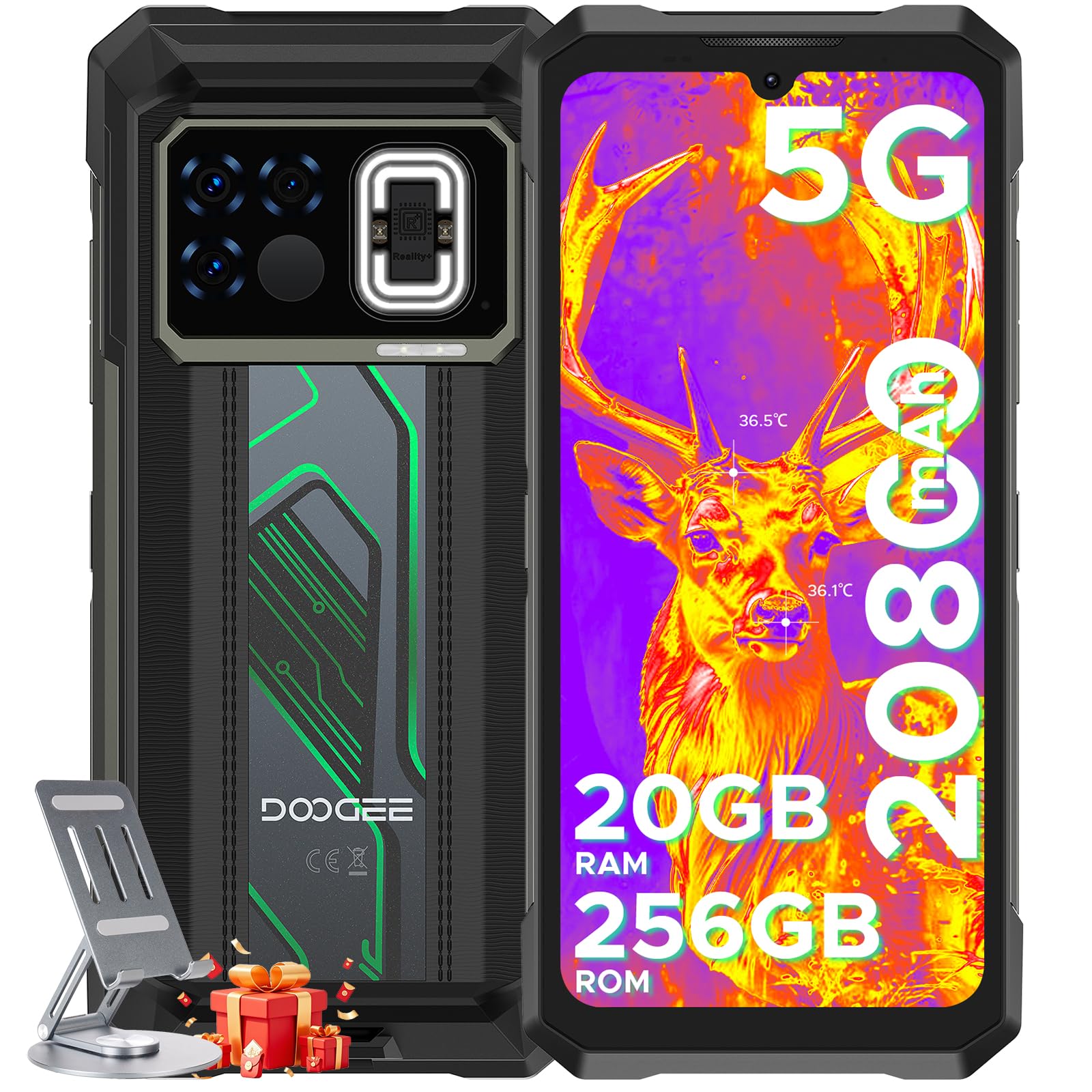 Foto 2 pulgar | Smartphone Robusto Doogee Fire 6 Max (2025) 5g Con Cámara Térmica - Venta Internacional.