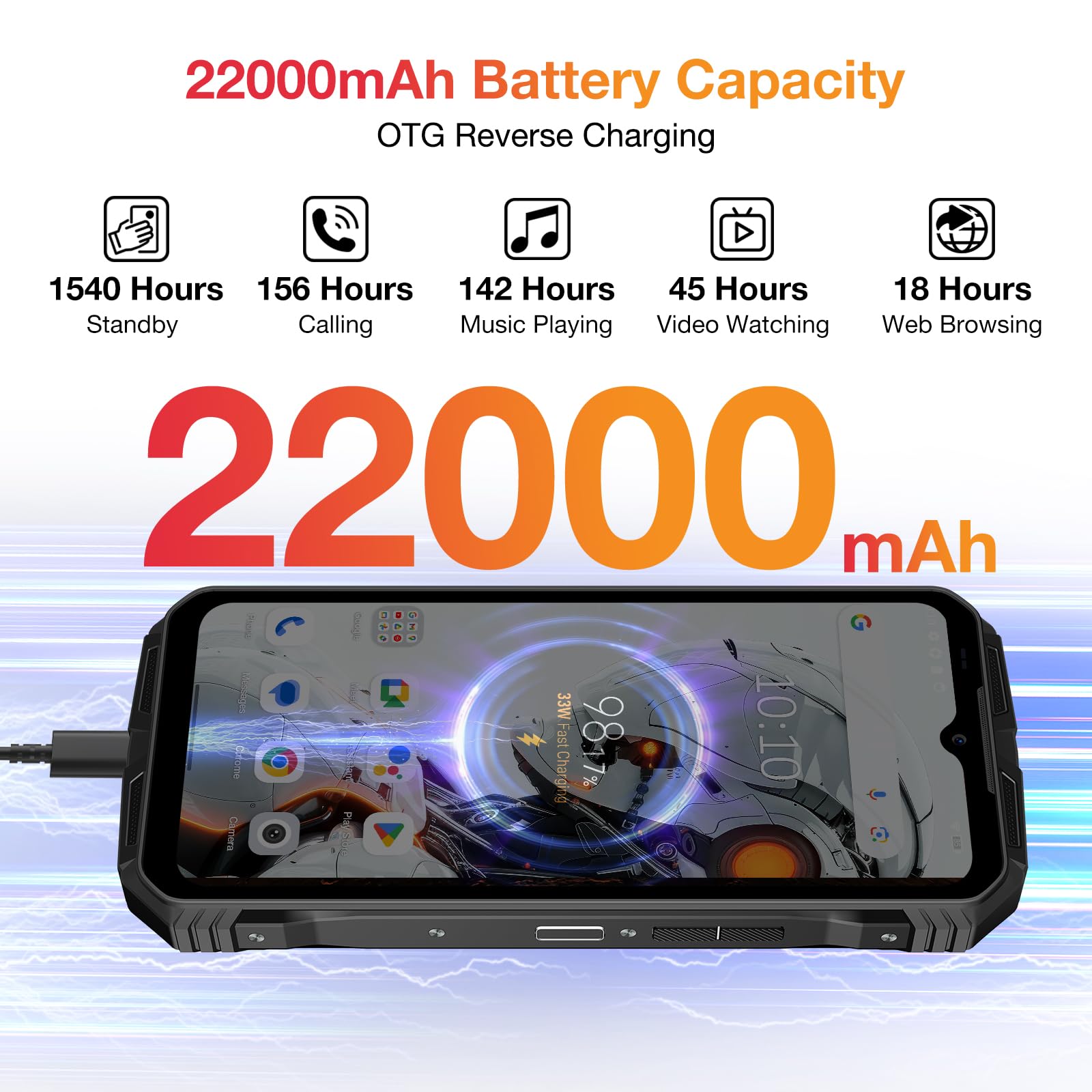 Foto 3 pulgar | Smartphone Robusto Doogee V Max Pro 5g 32 Gb+512 Gb/tf 2 Tb - Venta Internacional.