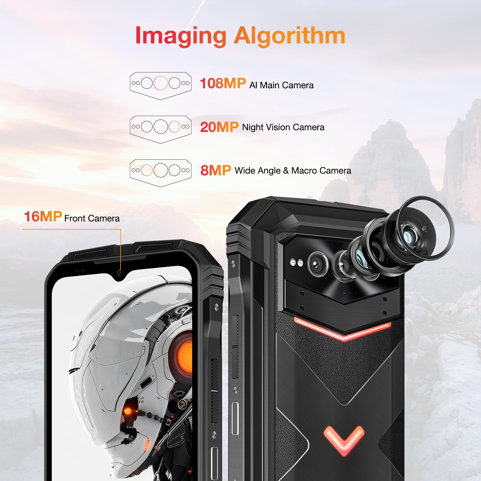 Foto 6 pulgar | Smartphone Robusto Doogee V Max Pro 5g 32 Gb+512 Gb/tf 2 Tb - Venta Internacional.