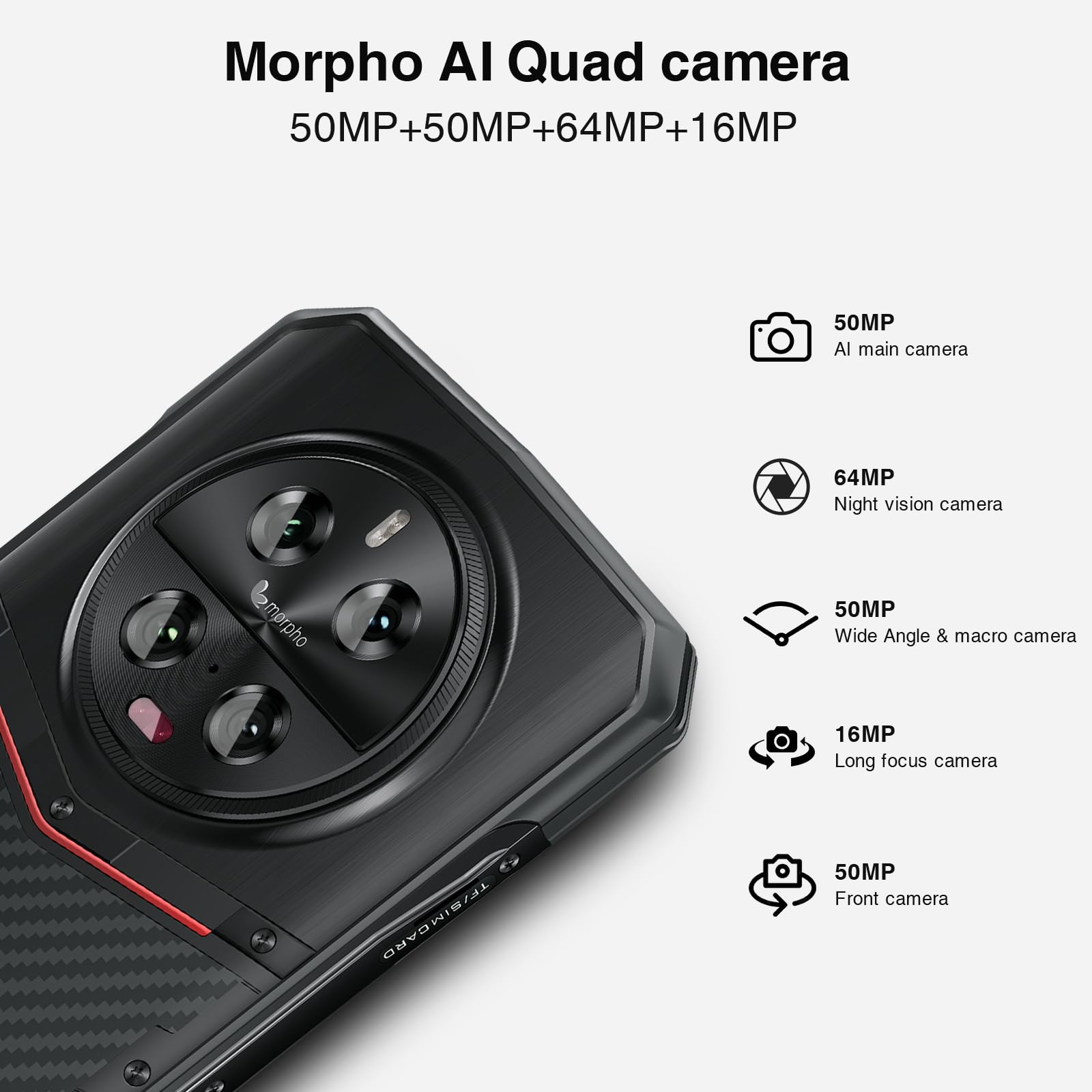 Foto 5 pulgar | Smartphone Doogee Dk10 Rugged 5g 32gb+512gb 120w De Carga Rápida - Venta Internacional.