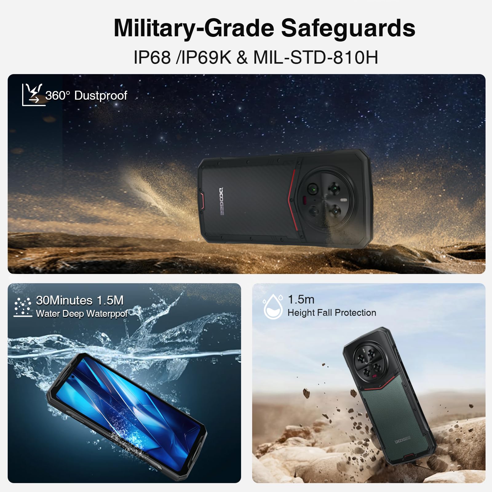 Foto 8 pulgar | Smartphone Doogee Dk10 Rugged 5g 32gb+512gb 120w De Carga Rápida - Venta Internacional.