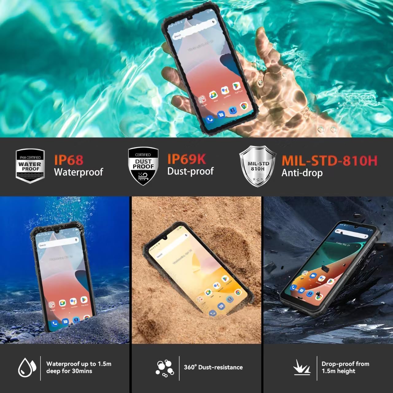 Foto 3 pulgar | Celular  Blackview Bv5300 Pro 64 Gb - Venta Internacional