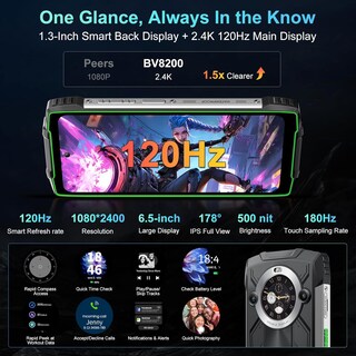 Foto 4 | Celular Blackview Bv8200 Liberado 256 GB Negro-Venta Internacional