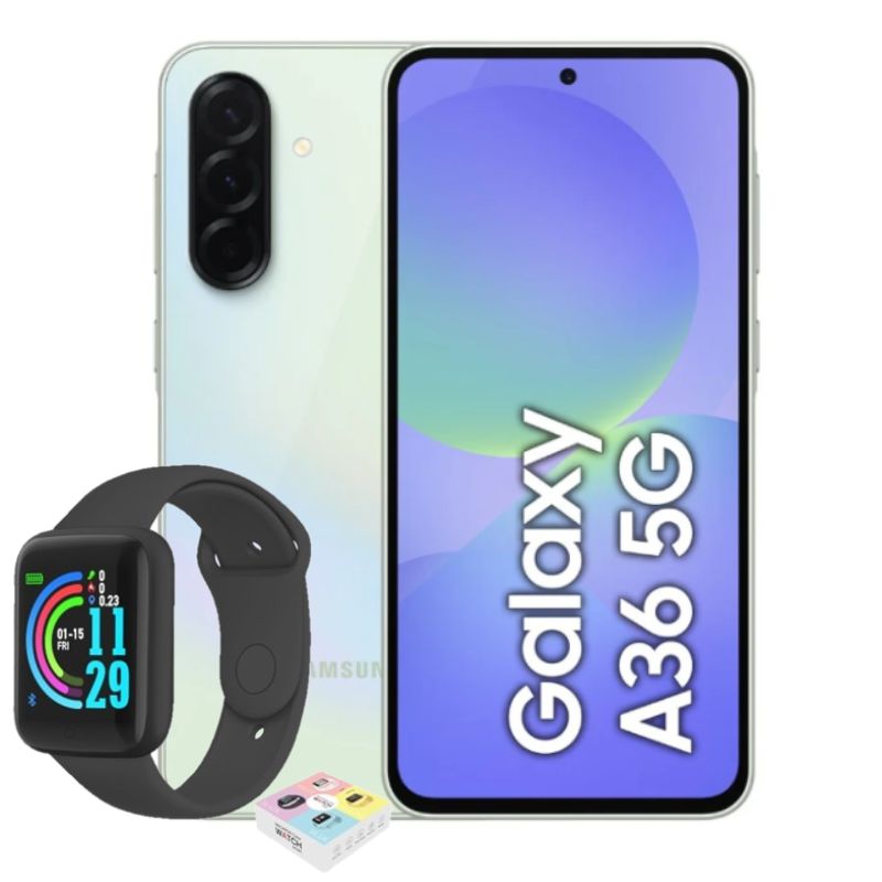 Foto 1 | Samsung Galaxy A36 5g Dual Sim 128 Gb 8 Ram Lime + Watch