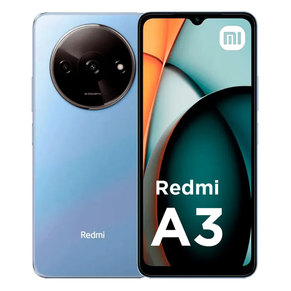 Foto 1 | Celular Xiaomi Redmi A3 4g 64gb  3gb Ram  Cámara Principal 8mp + 0.08mp  Frontal 5mp  6.71''  Azul