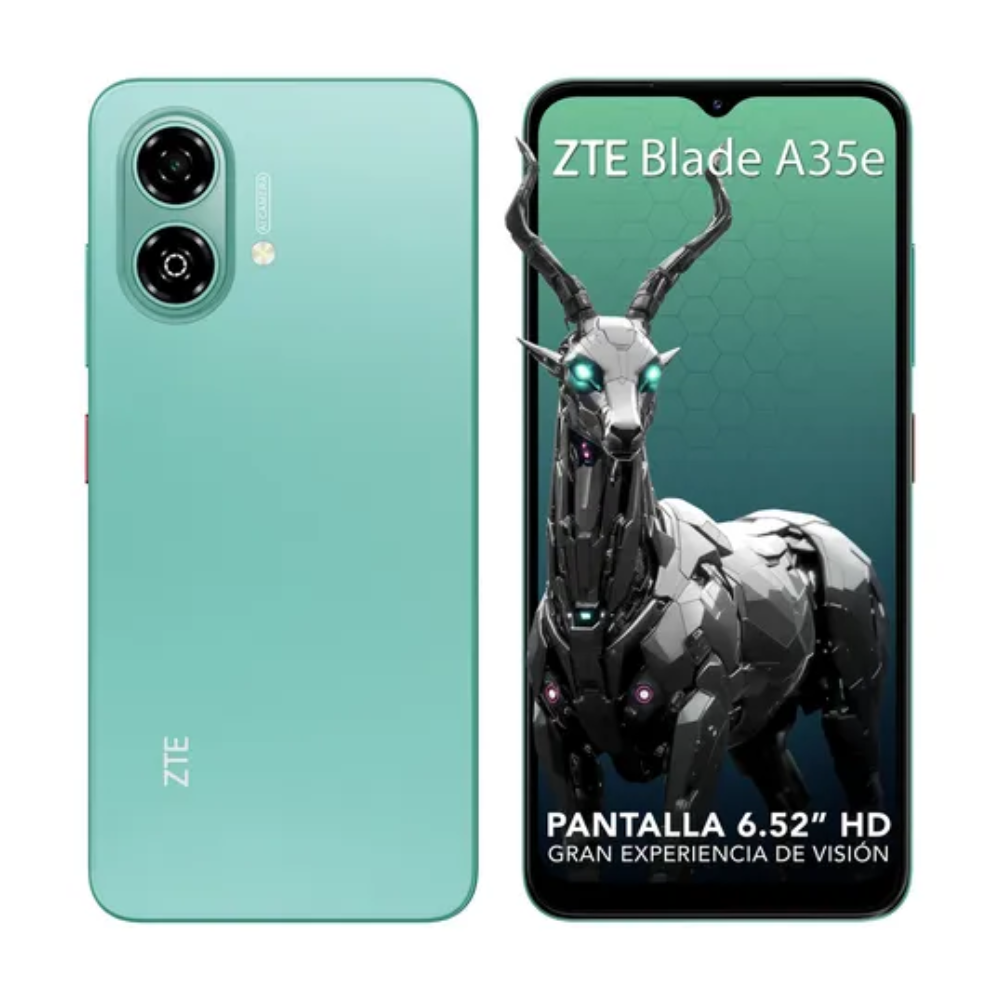 Foto 2 pulgar | Celular Zte  A35e 64gb 2gb Ram Verde