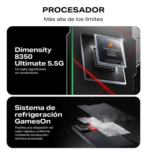 Foto 5 pulgar | Infinix Gt 30 Pro 5g  Dual Sim  256gb Gris 12+12gb Ram Gris