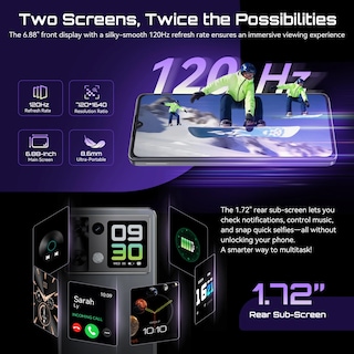 Foto 3 | Smartphone Cubot P90 Android 15 24 Gb Ram 256 Gb Rom 6.88 Pulgadas