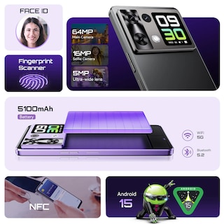 Foto 6 | Smartphone Cubot P90 Android 15 24 Gb Ram 256 Gb Rom 6.88 Pulgadas