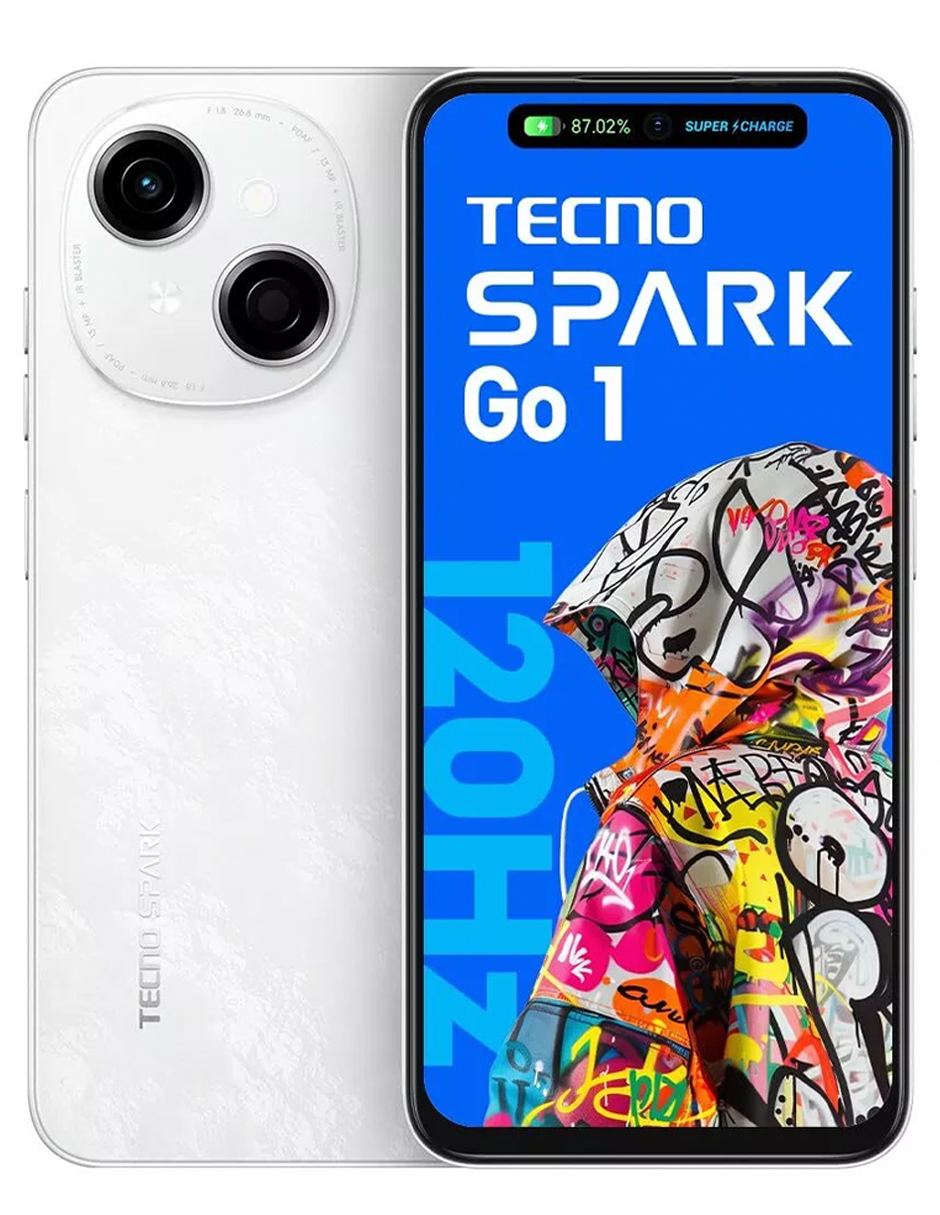 Foto 1 | Tecno Spark Go1 4gb Ram 128 Gb Glitter White