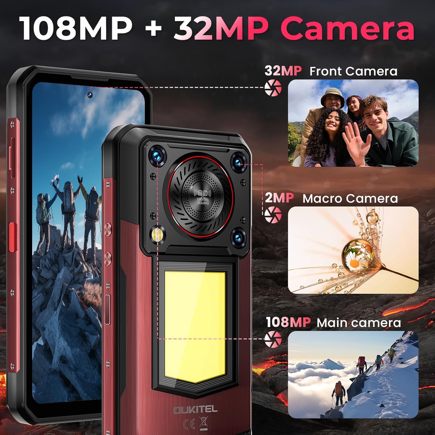 Foto 5 | Smartphone Oukitel Wp56 5g 36 Gb Ram 512 Gb/2 Tb 16000 Mah - Venta Internacional.