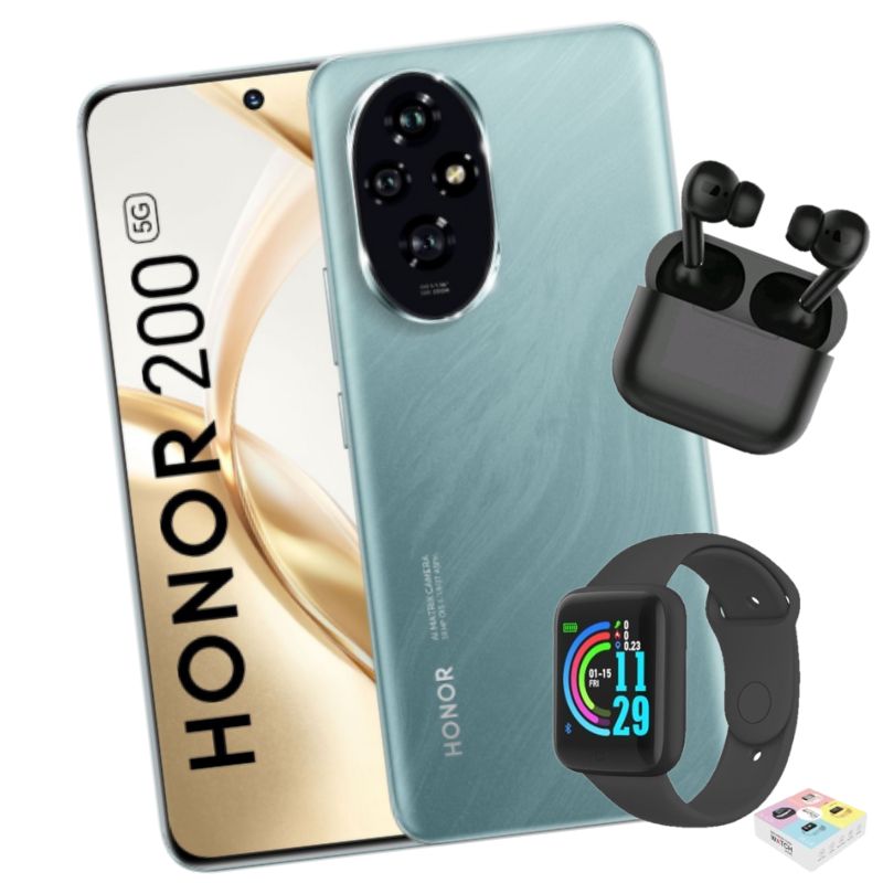 Foto 1 | Honor 200 512gb 12gb Verde + Watch Y Airpods