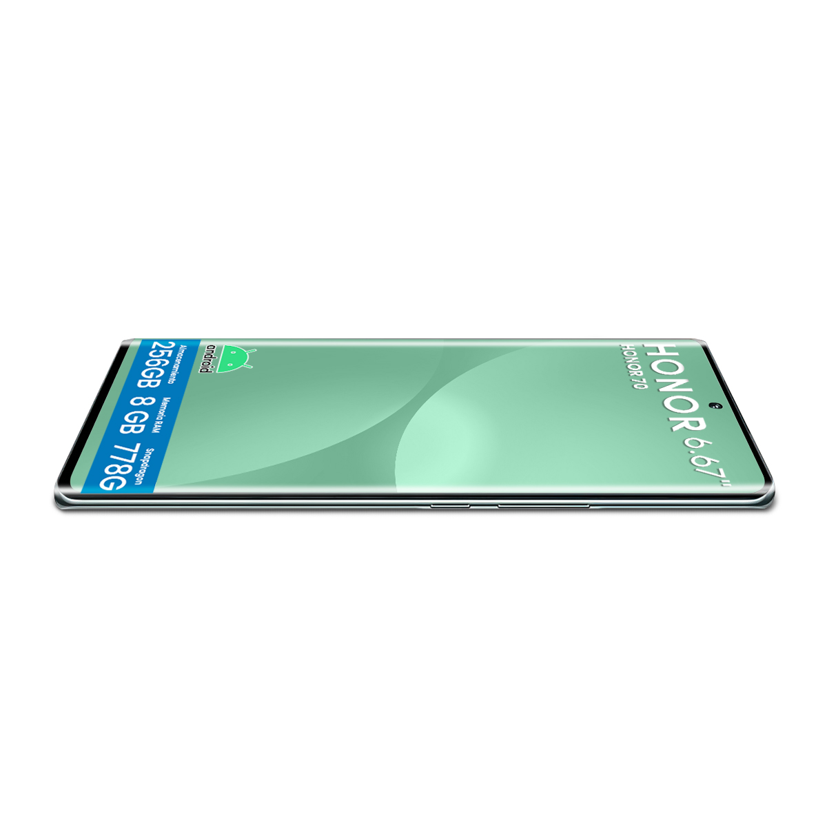 Foto 6 pulgar | Celular Honor 70 Liberado 256 GB Verde Esmeralda