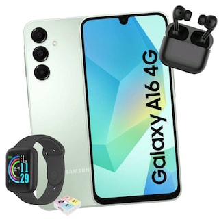 Foto 1 | Samsung Galaxy A16 4g Dual Sim 256gb 8ram Verde+ Air Pods Y Watch
