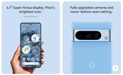 Foto 4 | Reacondicionado Smartphone Google Pixel 8 Pro De 128 Gb Y 12 Gb De Ram Desbloqueado - Obsidian - Venta Internacional.