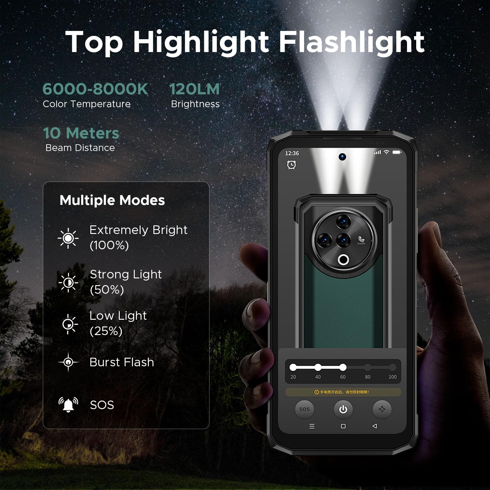 Foto 5 pulgar | Smartphone Robusto Doogee Fire 6 Power (2025) 256 Gb/2 Tb 50 Mp - Venta Internacional.