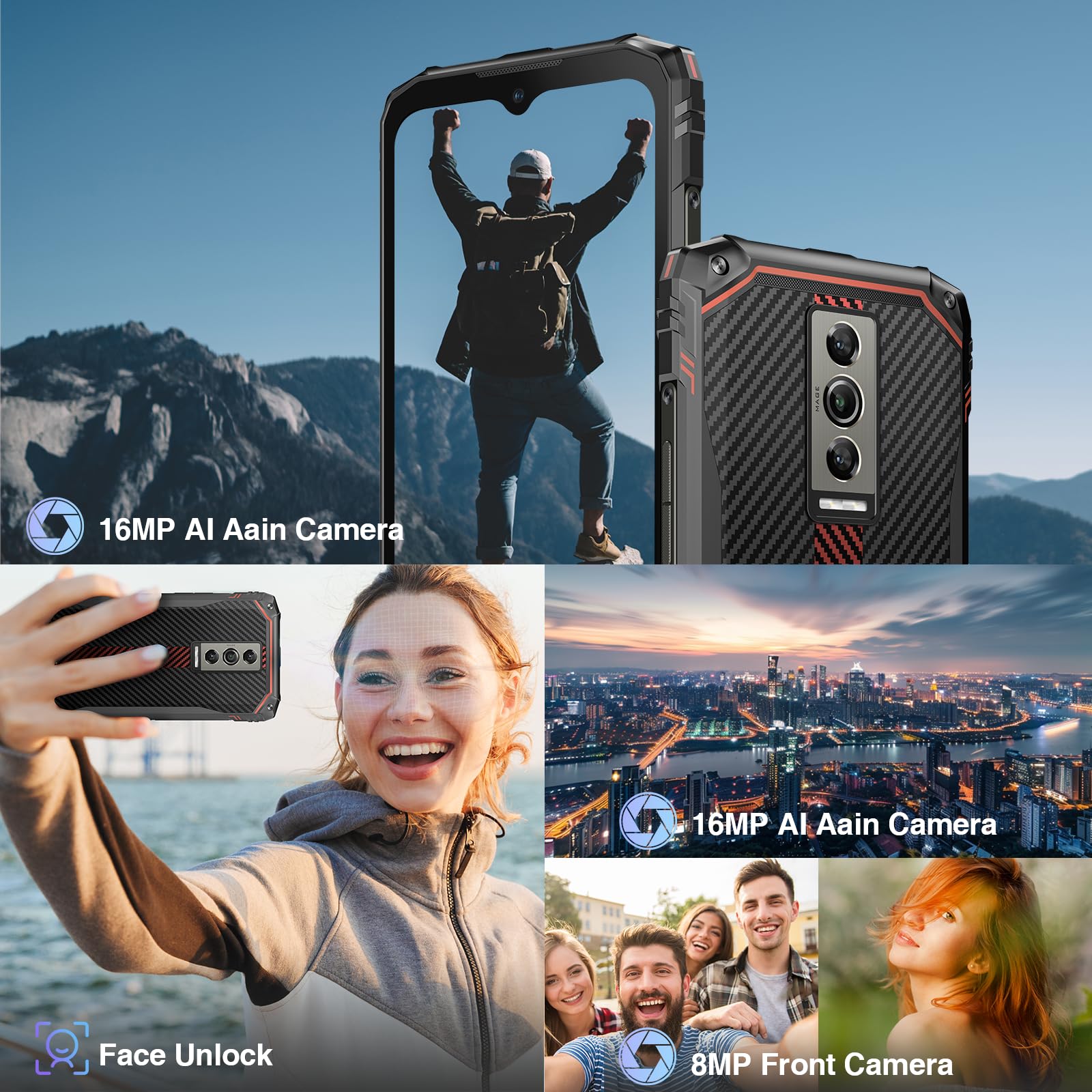 Foto 6 | Smartphone Doogee Blade 10 Rugged Desbloqueado 9gb+128gb Android 14 - Venta Internacional.