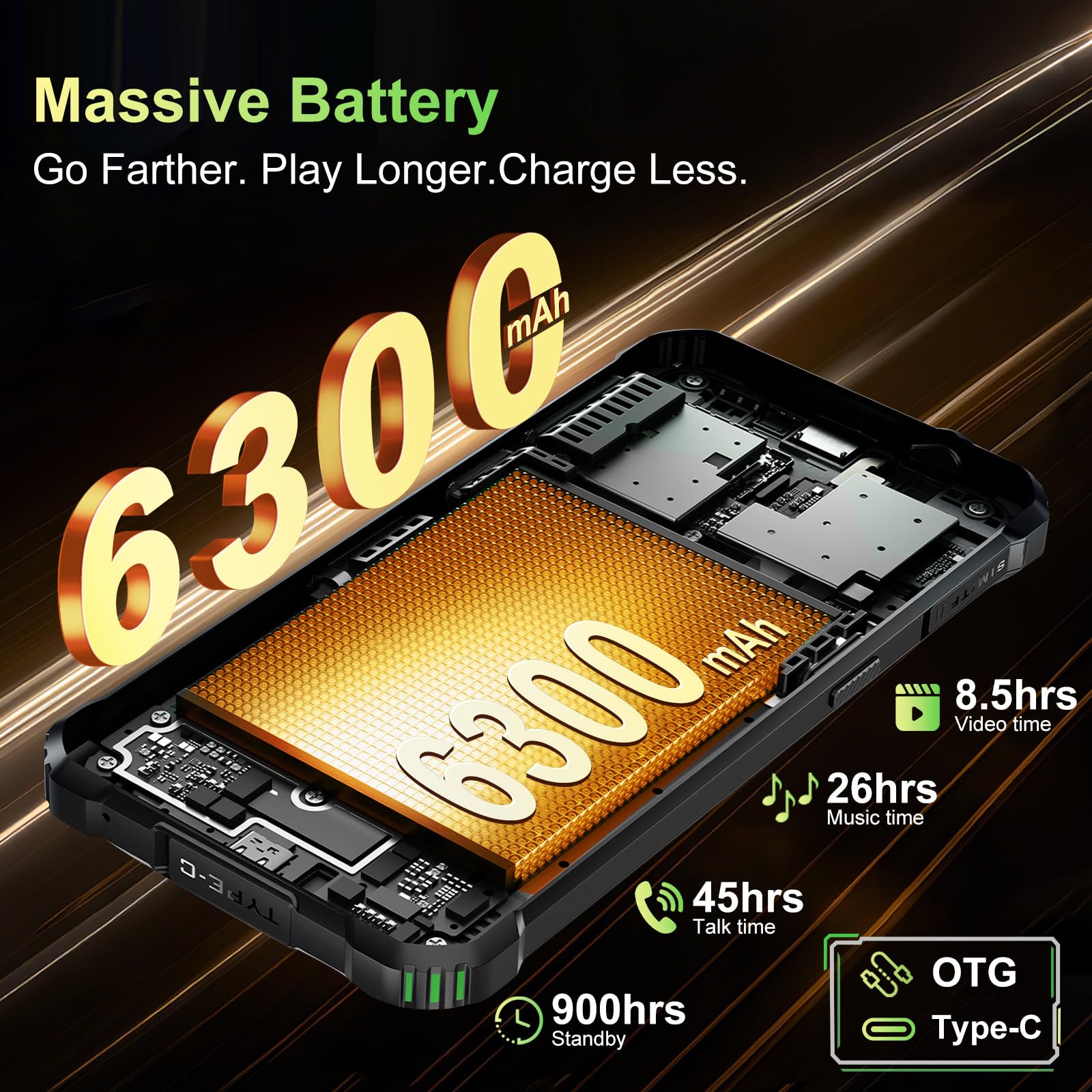 Foto 6 pulgar | Smartphone Oukitel G5 Robusto De 16 Gb+128 Gb/tf  1 Tb  6 Pulgadas  13 Mp  6300 Mah - Venta Internacional.