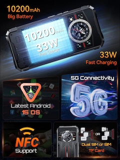 Foto 3 | Smartphone Cubot Kingkong 11 Rugged 5g Android 15 32gb+256gb - Venta Internacional.