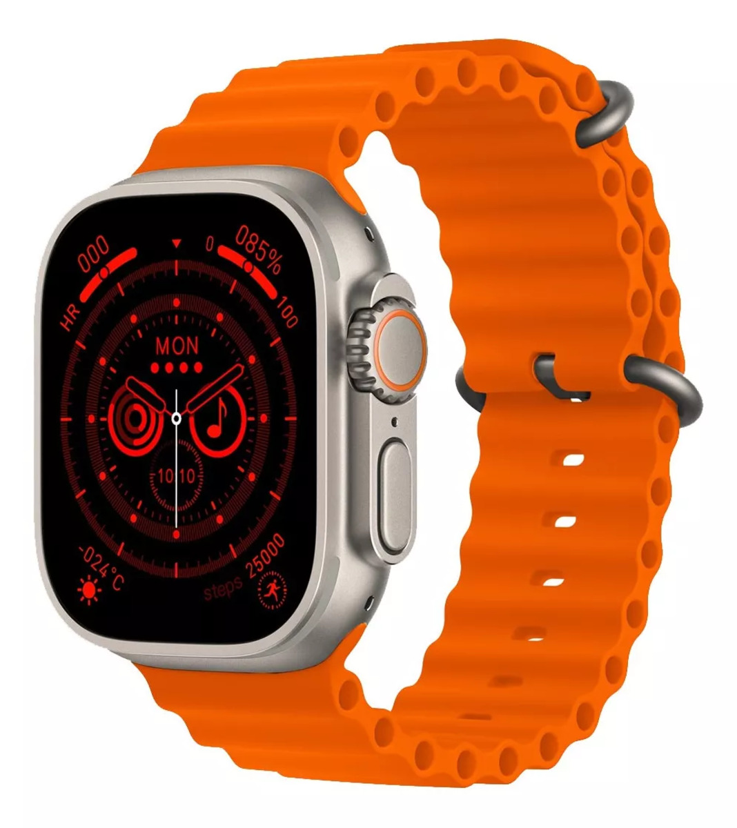 Foto 2 pulgar | Smartwatch Fralugio Gs Ultra 2 4 GB Rom Llamadas MP3 Hd Naranja