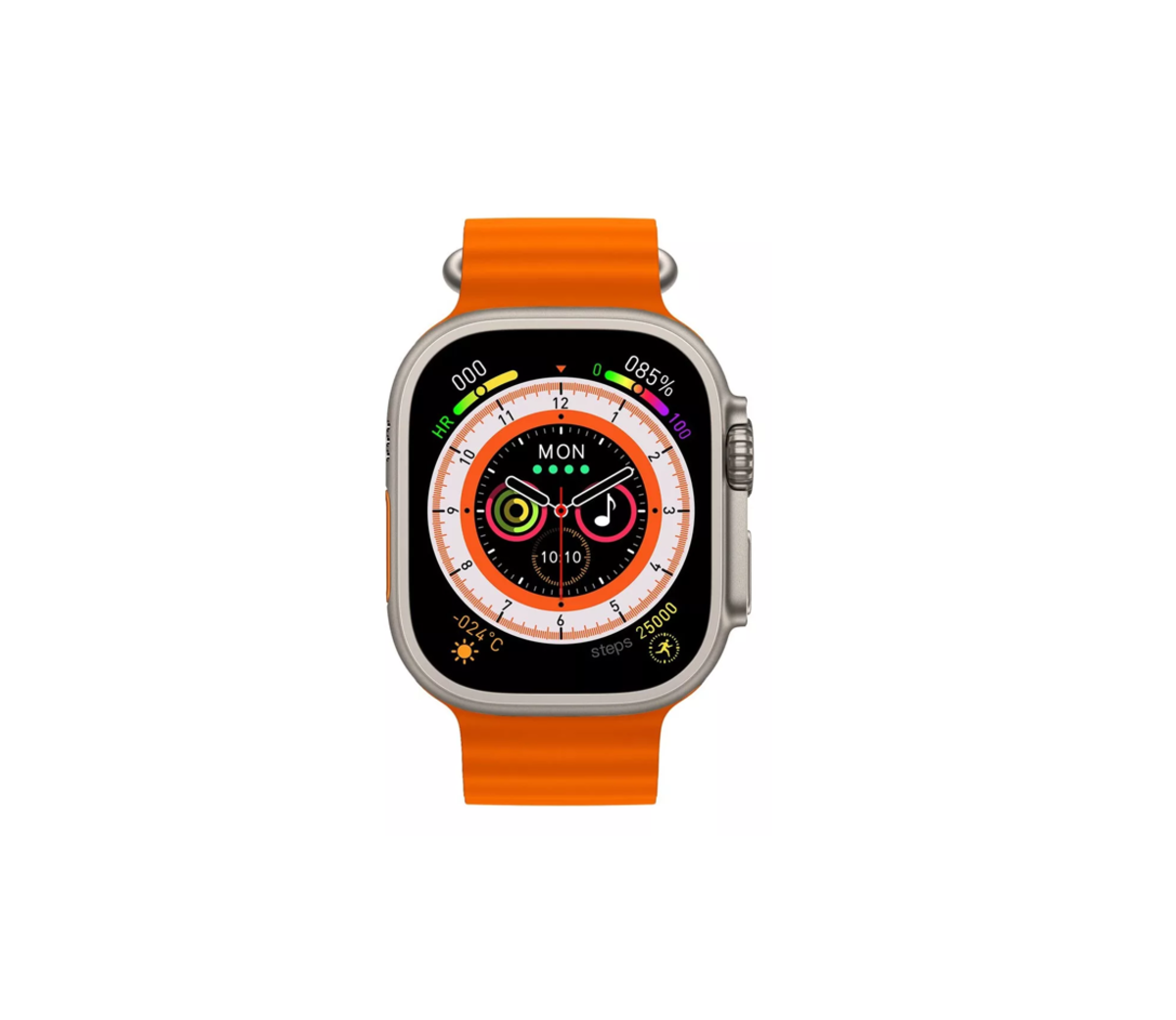 Foto 3 pulgar | Smartwatch Fralugio Gs Ultra 2 4 GB Rom Llamadas MP3 Hd Naranja