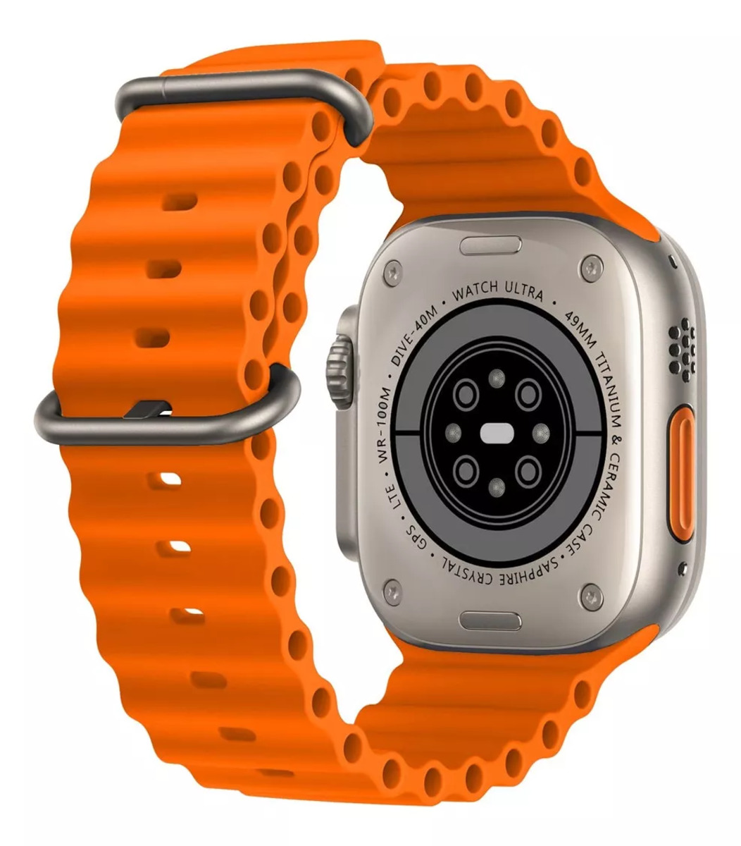 Foto 4 pulgar | Smartwatch Fralugio Gs Ultra 2 4 GB Rom Llamadas MP3 Hd Naranja